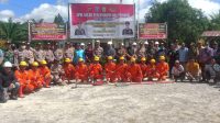 Ikuti Apel Gabungan, Satgas Yonarmed 16/TK Siap Hadapi Karhutla Bersama