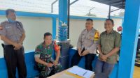 Sinergitas TNI – POLRI Bhabinkamtibmas Polsek Sukaraja Polres Bogor Kontrol Pos Security Dalam Rangka Menciptakan Harkamtibmas