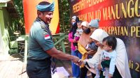 Pangdam XII/Tpr Resmikan Penggunaan Fasilitas Air Bersih dan Canangkan Percepatan Penurunan Stunting di Desa Kalimas