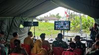 Danyonif Raider 754/ENK ikuti Vidcon KASAD dari Papua Tengah