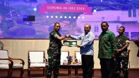 Danrem 181/ PVT Hadiri Kegiatan Binkom,Guna Mencegah Konflik Sosial di Wilayah Papua Barat Daya