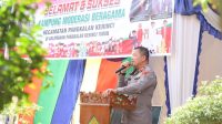 Kapolres Pelalawan Hadiri Launching Kampung Moderasi Beragama