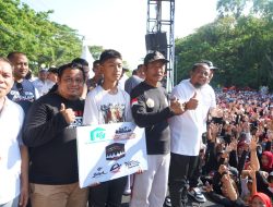 Ketua FPII Setwil Sulsel Hadiri Jalan Santai Anti Mager Program Andalan Gubernur Sulsel di Kab Sidrap