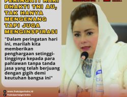 Peringati Hati Bhakti TNI AU, Novita Wijayanti: Tak Hanya Mengenang, Tapi Juga Menginspirasi