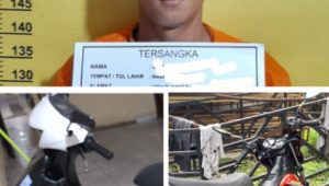 Bawa Kabur Motor Milik Teman Kost, Pelaku Ditangkap Polsek Bukit Raya