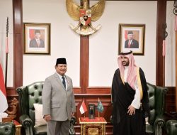 Prabowo Terima Kunjungan Menhan Arab Saudi, Perkuat Kerja Sama Industri Pertahanan