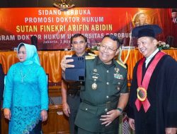 Uji Sidang Terbuka Bintang Dua TNI AD Promosi Doktor Hukum Universitas Borobudur, Ketua MPR RI Bamsoet Dukung Perlunya Peraturan Tentang Pengobatan Yang Belum Berbasis Bukti