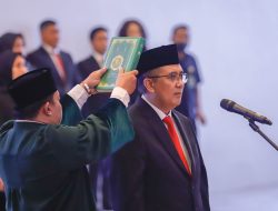 WAKIL KETUA MAHKAMAH AGUNG PANDU SLAMET EDDY PURNOMO UCAP SUMPAH JABATAN SEBAGAI ANGGOTA BPK RI