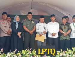 Danramil Saksikan Langsung Para Hafidz dan Hafidzah Mengikuti Lomba MTQ Di Halaman Kecamatan Pebayuran