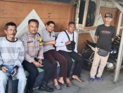Bhabinkamtibmas Polsek Cibinong Polres Bogor Sambang Kamtibmas dan Sampaikan Pesan Kamtibmas