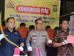 Tak Terima Ditegur Saat Pesta Miras, Kepala Satpam Dihantam Konblok 4 Pelaku Diamankan