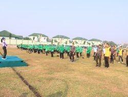 Kapolres Metro Tangerang Kota hadiri Olahraga Bersama TNI – Polri di Brigade Kavaleri 1/ Limbung Alugoro