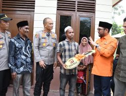 Bangun Rumah Untuk Warga, Anggota Komisi III DPR RI Apresiasi Kinerja Kapolres Aceh Timur