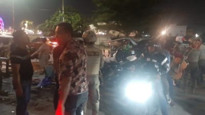 Polsek Percut Sei Tuan Bersama Satpol PP Medan Razia Gepeng dan Pengamen