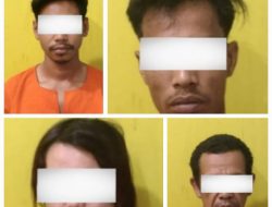 Satnarkoba Polres Rohil Amankan Tiga Pria dan Satu IRT Terkait Sabu di Tempat Berbeda