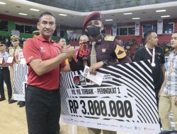 Wakapolda Metro Jaya Hadiri Acara Penutupan Tournament Kapolri Cup Basketball Tournament 2023