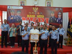 Narapidana Teroris Lapas Kelas IIA Salemba Ikrarkan Setia NKRI