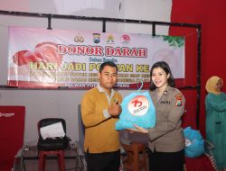 Jelang Hari Jadi Polwan Ke-75 Tanggal 1 September 2023, Polisi Wanita Polres Sampang Gelar Donor Darah