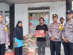Polsek Rumpin Berikan Bantuan Kepada Warga Yang Rumahnya Runtuh