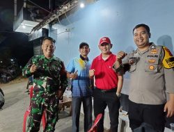 Sinergi Bhabinkamtibmas dan Bhabinsa Wilayah Hukum Polsek Cibinong Sambang Kamtibmas dan Sampaikan Pesan Kamtibmas Di Pos Siskamling Warga Binaan