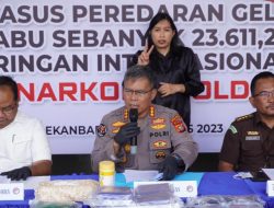 Polda Riau Tangkap 7 Tersangka dan Amankan 23,6 Kg Sabu Jaringan Internasional