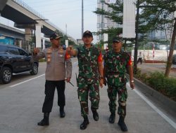 Presiden Joko Widodo Kunjungi Stasiun LRT Jatimulya Danramil 01 Tambun Dampingi Dandim 0509 Berikan Pengamanan Berlapis