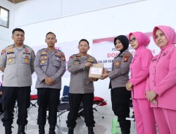 Sambut HUT ke 75, Polwan Polres Siak Gelar Bhakti Donor Darah