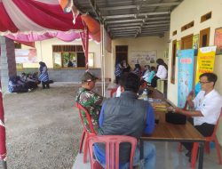 Bahas Rencana Lomba Hari Kemerdekaan RI Ke 78 Babinsa Sambangi Kantor Desa Karanghaur