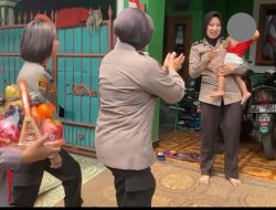 POLWAN POLRES BOGOR POLDA JABAR MELAKSANAKAN ANJANGSANA KE KEDIAMAN BRIPTU TATI DALAM RANGKA PERINGATAN HARI JADI POLWAN KE 75