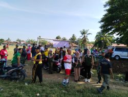Berikan Motivasi Pada Generasi Muda Danramil Bersama Apdesi Kecamatan Pebayuran Gelar Mini Soccer