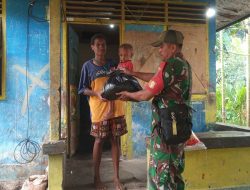 Tak Kenal Lelah, Babinsa Mapurujaya Berikan Pendampingan dan Pemberian Nutrisi Anak Asuh Stunting