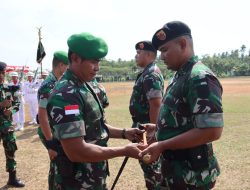Pangdam XII/Tpr Pimpin Sertijab Komandan Pasukan Pengawak Tank Beruang Cakti