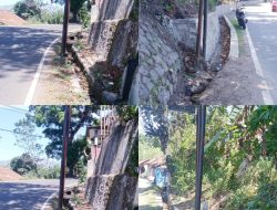 Pemasangan Tiang Wifi Tertancab Dibahu Jalan Nasional Jalur Cibadak – Palabuhanratu Dugaan Asal Asalan