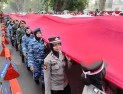 Kirab Bendera Raksasa di Kota Bogor, Libatkan Ribuan Peserta