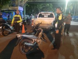 Diduga Hendak Balap Liar, 22 Unit Sepeda Motor Diamankan Polsek Bukit Raya