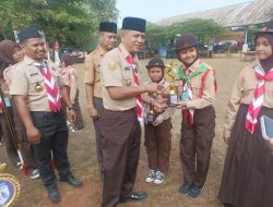 Mayor Chb Daya Bakir Danramil 01 Tambun Bersama Muspika Harumkan Hari Ulang Tahun Pramuka Ke 62