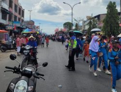 Supaya Aman dan Tertib, Satlantas Polres Rohil Gelar Pamturlalin Pawai