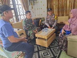 Sinergitas TNI-POLRI Bhabinkamtibmas Polsek Sukaraja Polres Bogor, Sambang Warga Dalam Rangka Menciptakan Harkamtibmas