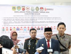 Jaga Kondusifitas Jelang Pemilu 2024, Polres Bogor dan Forkopimda Gelar Deklarasi Damai