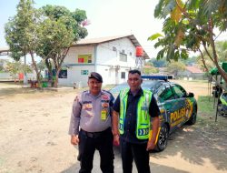 Anggota Patroli Wilayah Hukum Polsek Gunung Putri Mapping Wilayah Dan Berikan Himbauan Kamtibmas Kepada Petugas Keamanan