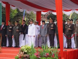 Danrem 071/Wijayakusuma Ikuti Upacara Memperingati Hari Proklamasi Kemerdekaan Republik Indonesia di Pemkab Banyumas