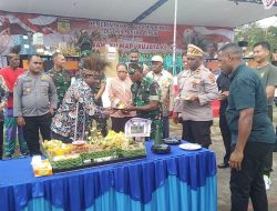 Terus Menjalin Hubungan Baik Dalam Mendukung Program Pembangunan, Danramil 1710-07/ Mapurujaya Hadiri HUT Distrik Mimika Timur Ke-47