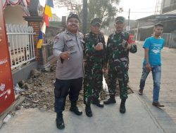 UPAYA MEMBINA DAN MENJAGA SOLIDITAS TNI/POLRI POLSEK DRAMAGA DAN KORAMIL 0621 CIOMAS MELAKSANAKAN PAM GIAT DRAMAGA FESTIVAL