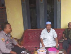 Bhabinkamtibmas Polsek Nanggung Polres Bogor Sambangi Warga Desa Cisarua Kec. Nanggung Kab. Bogor sampaikan Himbauan Kamtibmas