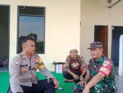 Sinergi TNI – Polri Wilayah Hukum Polsek Caringin Sambang dan Dialogis Toko Masyarakat Terkait Kamtibmas