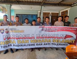 Jaga kondusifitas Kamtibmas Antar Umat Beragama dan Sosialisasi Wawasan Kebangsaan, Polsek Bagan Sinembah Ops BWLK