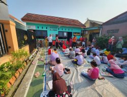 Meriahkan HUT RI Ke 78, Kampung Bebas Narkoba Cikaret Adakan Lomba Mewarnai