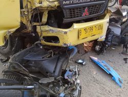 Polsek klapanunggal Gelar Olah TKP Laka Lantas Yang Akibatkan Seorang Pengendara Motor Meninggal Dunia