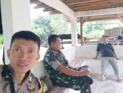 Bhabinkamtibmas dan Babinsa Wilayah Hukum Polsek Jasinga Polres Bogor Bersinergi Giat Sambang Sampaikan Pesan Kamtibmas