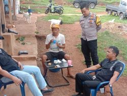 WILAYAH HUKUM POLSEK PARUNGPANJANG POLRES BOGOR POLDA JAWA BARAT BHABINKAMTIBMAS DESA DAGO SAMBANG WARGA, BERI HIMBAUAN KEPADA WARGA